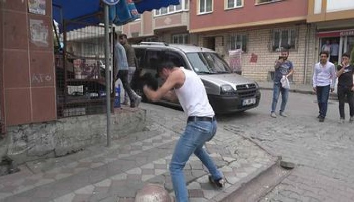 Arılar Mahallelilere Saldırdı