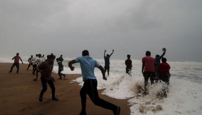 Beklenen Kasırga Hindistana Ulaştı