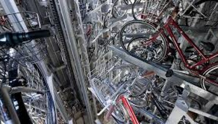 Japonya'nın bisiklet park yeri çok şaşırtıcı