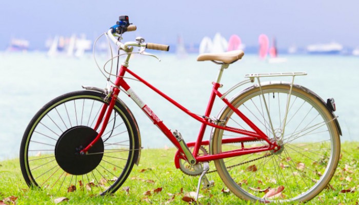 Bisikletinizi küçük bir cihazla elektrikli yapabilirsiniz