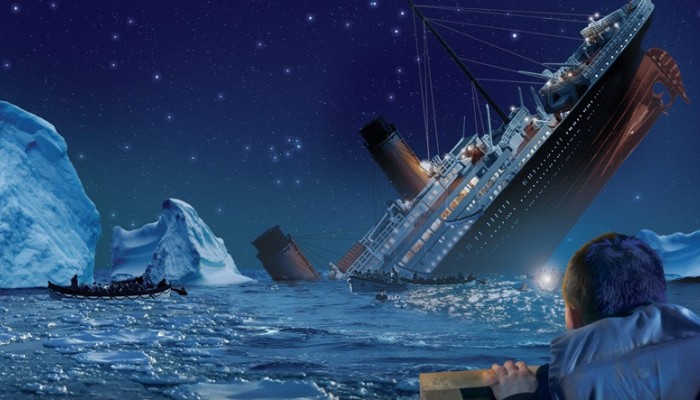 Titanik enkazının bir kısmı okyanusun 3,8 km derinliğinde yok oluyor