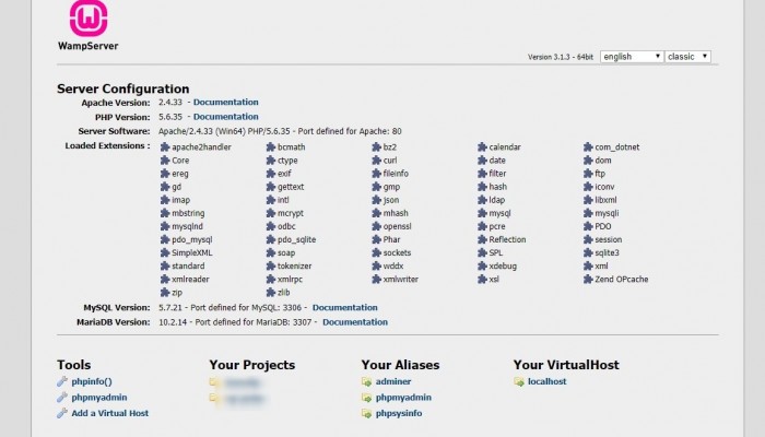 if opencart seo url doesnt work on wampserver